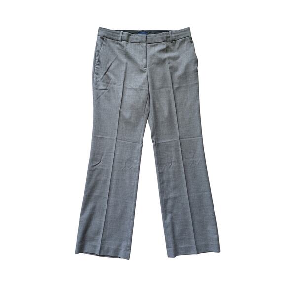 J.Crew City Fit Trouser Pants 12 Gray Wool WideLeg Office Siren Career Work - Picture 1 of 6